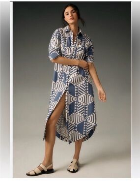 Maeve by Anthropologie Soren Shirt Dress XS